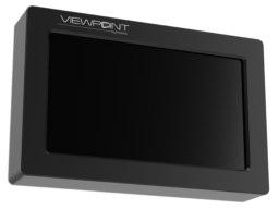 Side view of 7" HD tactical rugged display (VPT-7HD-MIL)