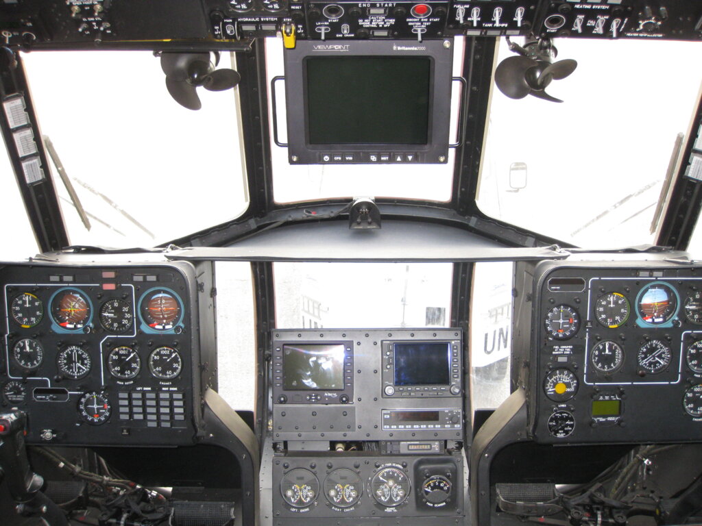 10" HD stowable display installed in cockpit 